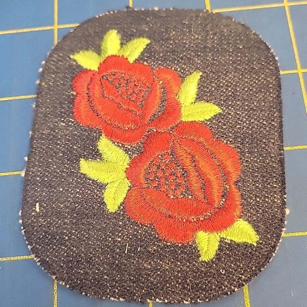 Vintage Applique aka Patch - Roses